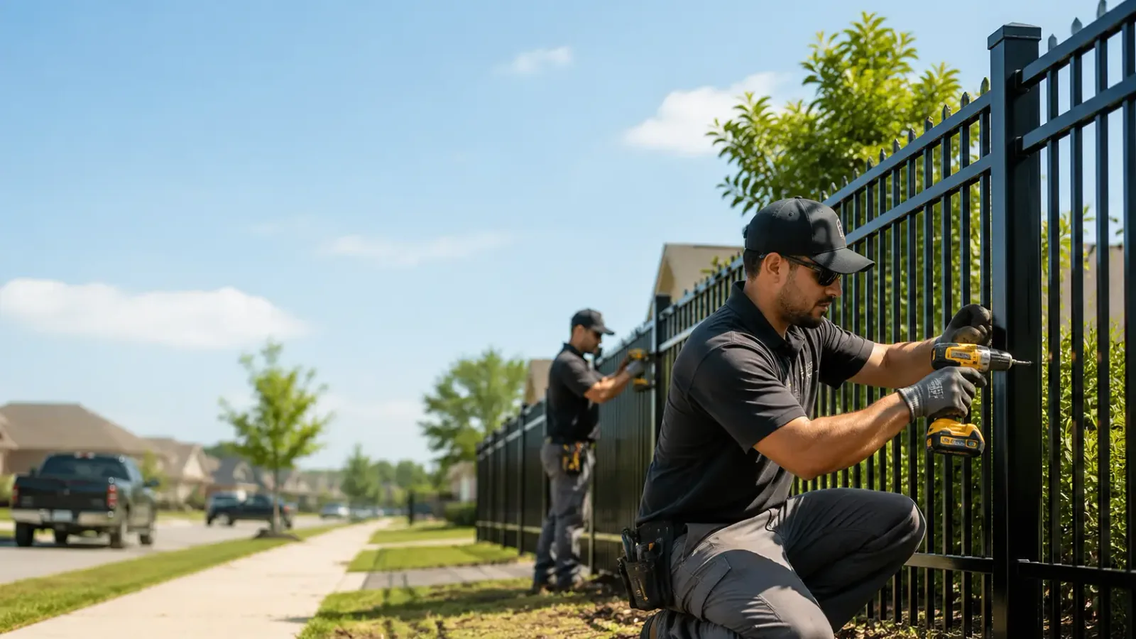 Metal Fence Installation in Mount Vernon, MO